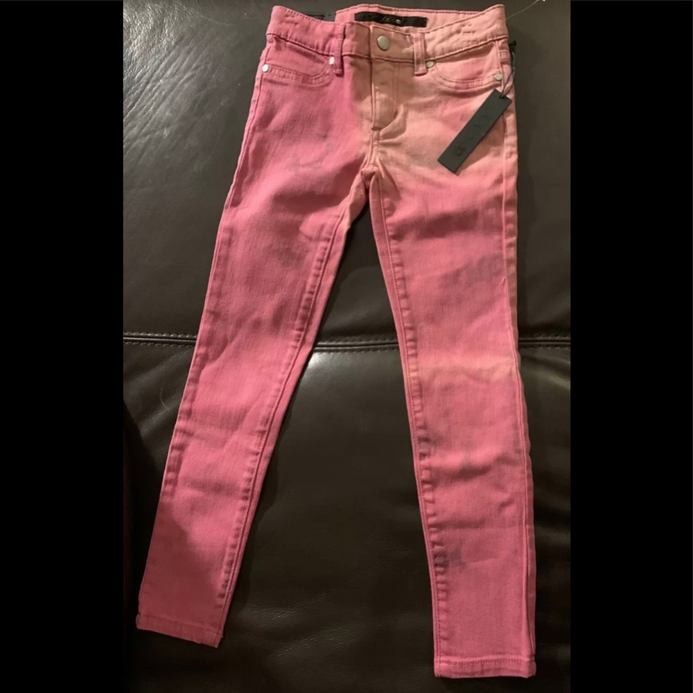 NEW Joe's Jeans Girls Pink Tinted Cloud Wash Skinny Jegging